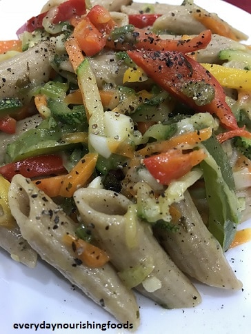 Mixed vegetable penne pasta recipe