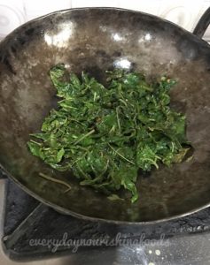 Pudina pachadi - mint chutney steps