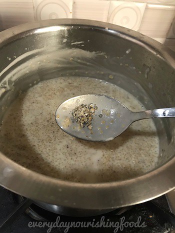 Quinoa pudding recipe steps