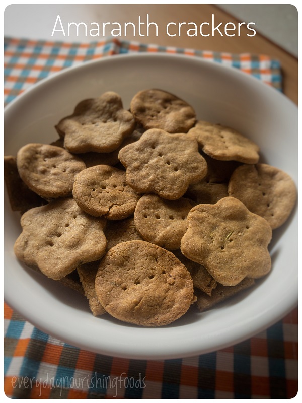 Amaranth crackers