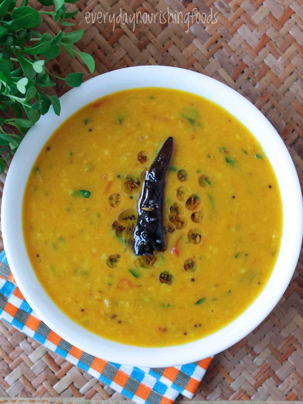 Methi dal - Menthi kura pappu - Everyday Nourishing Foods