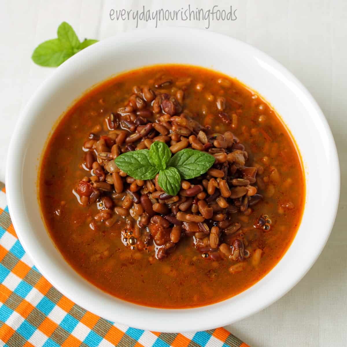 Adzuki beans curry Everyday Nourishing Foods