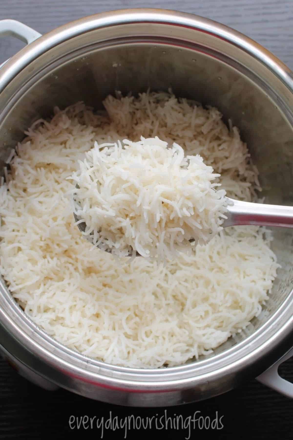 Water for basmati rice in pressure cooker sale