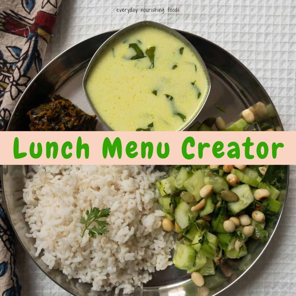 Indian Menu Planner Generate Easy Lunch And Dinner Combinations Indian menu planner generate easy lunch and dinner combinations