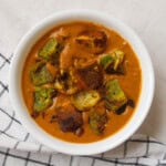 Restaurant-style vegan tofu tikka masala served warm with smoky tofu and a rich, creamy gravy.